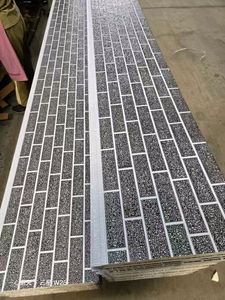 Panel Sándwich Ignífugo e Impermeable a <span class=keywords><strong>Precio</strong></span> Razonable, Panel de Pared Decorativo Ligero para Construcción de Edificios - Product Image 1