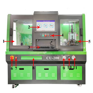 Banco de prueba de inyector <span class=keywords><strong>Common</strong></span> <span class=keywords><strong>Rail</strong></span>, probador de inyector piezoeléctrico Taian EPS205, para EUI/EUP, prueba opcional X15/Q60 - Product Image 2