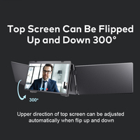 Wholesale 18.5 Inch Portable Monitor Setup FHD IPS Laptop Screen Extender 1 Cable for 3 Displays USB C for Windows & MacOS