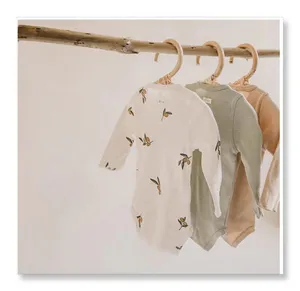 Vêtements pour bébé fille 0-4 mois, barboteuse en velours côtelé à manches longues pour bébé 0-6 mois, 100% coton, fermeture à boutons durable - Product Image 1