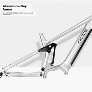 Bicicleta Eléctrica de Montaña con Cuadro de Aluminio, 12 Velocidades, 48V, Suspensión Completa, Motor Central de 500W, <span class=keywords><strong>Horquilla</strong></span> Neumática <span class=keywords><strong>Rock</strong></span> <span class=keywords><strong>Shox</strong></span>, Frenos de Disco Hidráulicos - Product Image 2