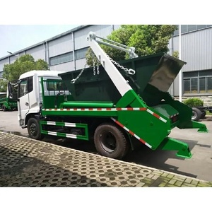 รถบรรทุกเก็บขยะแบบสวิงอาร์ม Dongfeng ระบบไฮดรอลิก ความจุ 6001-10000 ลิตร เครื่องยนต์ดีเซล 4x2 เกียร์ธรรมดา สำหรับเก็บขยะ ใหม่และมือสอง - Product Image 5