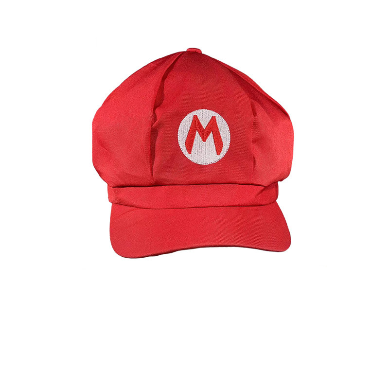 Gorra octogonal Wario-roja