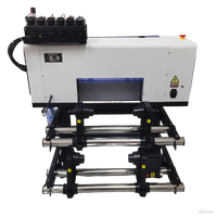 Nouvelle imprimante DTF UV automatique YXSM A1 610 cm rouleau à rouleau avec 3 têtes Epson I1600/I3200, garantie 2 ans, multicolore, métal