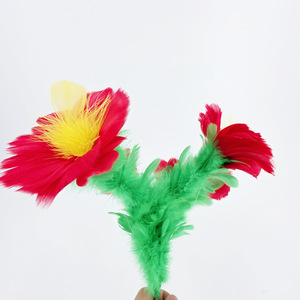 Cinco flores que se mueven, flores de plumas, venta directa de fábrica de accesorios de magia Kingmagic, magia floral. - Product Image 2
