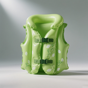 कस्टम सुरक्षा pvc inflatable बच्चे तैर रहे हैं बकल बच्चे के प्लास्टिक inflatable तैराकी बनियान के साथ जीवन जैकेट - Product Image 2