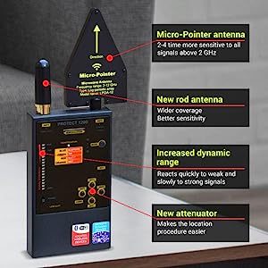 Tín hiệu không dây dò chống máy ảnh máy quét iprotect 1206S - Product Image 4