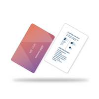 Tarjeta de Acceso RFID para Hotel con Recubrimiento UV y Acabado Mate, ISO14443A de 13.56MHz, para Habitaciones de Huéspedes