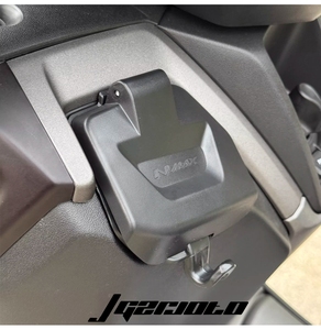 YAMAHA <span class=keywords><strong>nMax</strong></span> อุปกรณ์เสริมมอเตอร์ไซค์กล่องเก็บของด้านหน้ากล่องเครื่องมือฝาครอบตกแต่งกันฝุ่นฝาครอบกล่องถุงมือสำหรับ V3 - Product Image 5