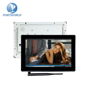 10.1 인치 안드로이드 7 산업용 터치 모니터 POE 충전 IPS 터치 스크린 USB 인터페이스 내장형 회의실 자동화 - Product Image 2