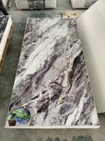Vente flash - Panneau mural en PVC marbré brillant UV, imperméable, ignifuge et résistant à l'humidité, pour usage intérieur, domestique et commercial