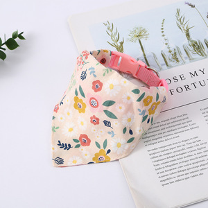 Kalung Hewan Peliharaan Model Segitiga Bahan Nilon Baru untuk Anjing dan Kucing, Dilengkapi Tali Dada dan Tali Leher untuk Berjalan - Product Image 6