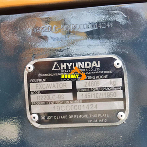 Used HYUNDAI 220-9s 225HD 22 Ton Korea Original <b>Excavator</b> <b>Machine</b> Digger HYUNDAI 220LC-9S Equipment 225LC-9 for Sale - Product Image 6