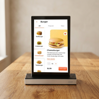 Tablet PC POS Android 11 con Pantalla Táctil Capacitiva Dual de 10.1 Pulgadas en Forma de L, Rockchip Quad Core, GSM 3G 4G Wi-Fi NFC para Restaurantes y Otros Usos
