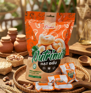 LIBRA NutriNut Cashew Cereal Block Biscuit 195g Fine Crisp Layers Deep Roasted Nut Flavor Premium Everyday <b>Snack</b> Choice - Product Image 1