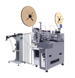 Coupe et dénudage de câbles à double tête entièrement automatique machine à sertir les bornes d'insertion de joints de fils de boulonnage étanches