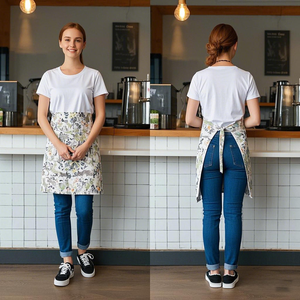 Nhà máy tùy chỉnh mặc kháng vải nửa Tạp dề độc đáo monogramming cho một liên lạc cá nhân - Product Image 5