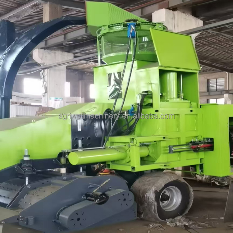 silage harvester with baler