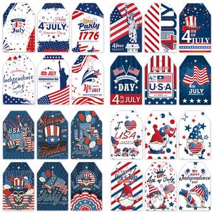 Nuevo Día DE LA Independencia Americana Estrella Regalo de papel Colgante Decoración de fiesta Juego de perchas - Product Image 2