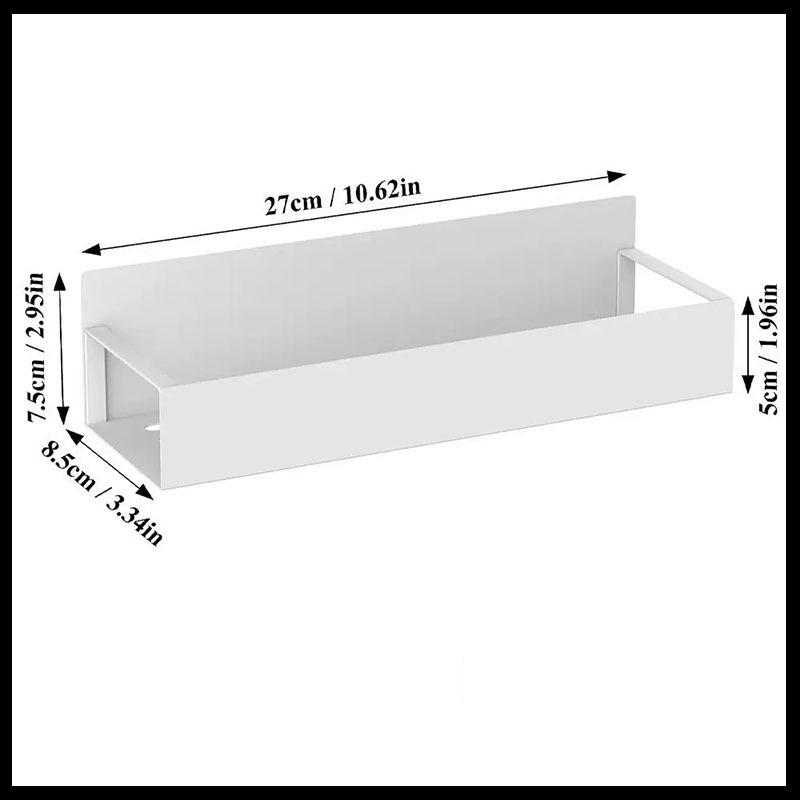 White S(BOX+2 PLASTIC HOOKS)