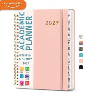 Planificador Académico 2027, Semanal y Mensual, Encuadernado en Espiral, <span class=keywords><strong>Organizador</strong></span> de Negocios, Cuaderno de Papel de 100 g/m² con Pestañas Mensuales, en Stock - Product Image 5