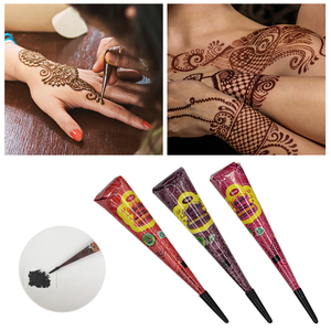 Tatuaje de Henna Semipermanente 100% a Base de Hierbas, Seguro para Plantas, Duración de 2 Semanas, Tinta de Genipa Azul para Manos, Brazos, Hombros y Piernas - Product Image 3