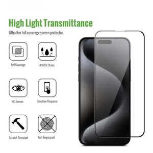 กล่องกันฝุ่นแบบกำหนดเอง ติดตั้งง่าย ฟิล์มกันรอยหน้าจอสำหรับ iPhone 16 17 Pro Max กระจกนิรภัย พร้อมชุดถาดติดตั้ง - Product Image 2