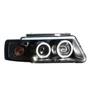 Fari a Proiezione LED Modificati con Occhio d'Angelo per <span class=keywords><strong>Volkswagen</strong></span> <span class=keywords><strong>Passat</strong></span> <span class=keywords><strong>B5</strong></span> Modelli 99-07 - Product Image 2