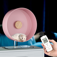 Umwelt freundliches Aluminium legierung material Transparent Abnehmbar Silent Design Rad Hamster 26cm