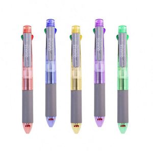 Wholesale 4-in-1 Novelty Advertising Ballpoint <b>Pen</b> <b>Multi</b>-<b>Color</b> Plastic Ball <b>Pen</b> with Custom Logo for Office & Business Promotion - Product Image 4