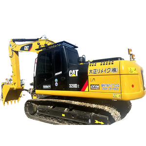 Excavadora Usada Caterpillar 320D de 20 Toneladas, Excavadora Hidráulica Mediana sobre Orugas, Original de Japón, Buen Estado, Pocas Horas, Económica - Product Image 1