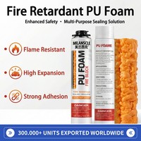 Mousse expansive en polyuréthane ignifuge de qualité B2, isolation thermique et phonique, scellant pour la construction, portes et fenêtres