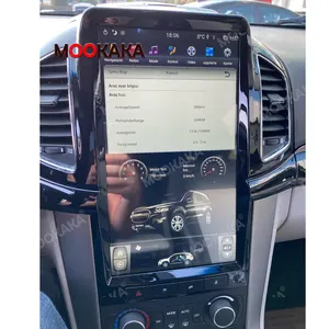 Автомобильный GPS-навигатор в стиле Tesla на Android для Chevrolet Captiva 2013-2017, головное устройство, мультимедийное радио, магнитофон без DVD-плеера