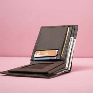 Cartera Delgada de Cuero Genuino para Hombre Joven, Diseño Personalizado de Moda, en Oferta - Product Image 5