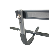 Barre de traction horizontale réglable en métal Dingfeng, à fixer sur la porte, pour entraînement de force, noire, antidérapante, durable, garantie 1 an