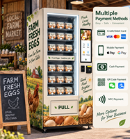 Op maat gemaakte koelkast voor koude eieren en fruit, voor boerderijbezitters, met gekoelde touchscreen-eierenkast voor kippen eieren.