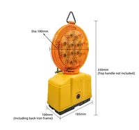 12pcs/24pcs LED Barricade Lights pour la sécurité routière et la construction