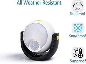 拓迪户外IP65防水LED 360度旋转<span class=keywords><strong>PIR</strong></span>运动传感器灯带灵活三脚架底座智能探测器 - Product Image 5