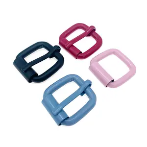उच्च गुणवत्ता धातु हैंडबैग बैग का पट्टा डी अंगूठी आयत त्रि-ग्लाइड समायोज्य पिन बकसुआ स्लाइडर अकवार
