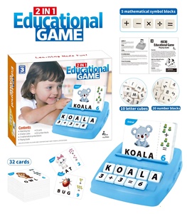 Jouets Mathématiques pour Enfants : Jeu d'Apprentissage de l'Anglais, Comptage, Correspondance des Lettres, Orthographe, Alphabet ABCD, Jouets Éducatifs - Product Image 6
