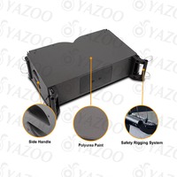 KA208 Enceinte passive à deux voies avec deux haut-parleurs néodyme de 8 pouces, système audio professionnel pour scène et sonorisation en direct