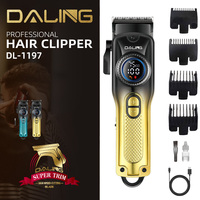 DALING DL-1197 nouvelle tondeuse à cheveux électrique professionnelle Rechargeable auto-coupe sans fil nouvelle tondeuse à cheveux pour Salon