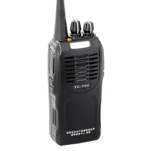 Walkie talkie intercomunicador cifrado alarma de emergencia profesional TC700 radio a prueba de explosiones VHF, a prueba de explosiones, a prueba de agua, a prueba de golpes