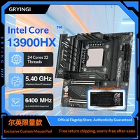 Nouvelle carte mère Erying Onboard CPU I9-13900HX officielle 13e/14e génération, socket FM1, 5,40 GHz, MoDT, ordinateur de bureau, DDR5