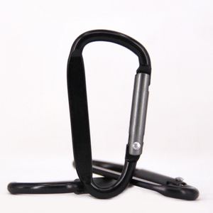 Clips de hebilla de hamaca coloridos personalizados #6 gancho de mosquetón en forma de D de aluminio de resorte duradero para acampar - Product Image 4