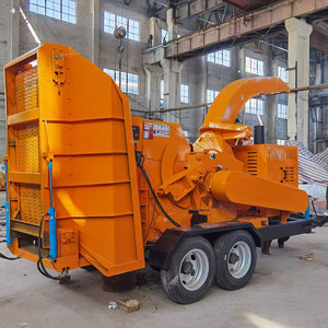 Hot Sale Mobile Steel <b>Wood</b> <b>Crusher</b> Machine 220V <b>Wood</b> for Garden Use High Efficiency <b>Wood</b> Chipper 145kw 8ton/h Engine Powe - Product Image 2