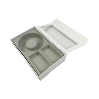Vente en gros de boîte cadeau personnalisée style livre carton kraft à usage pratique avec impression 4C parfum électronique grand public en forme d'aimant