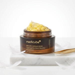 Productos de Belleza Facial Coreanos Medicube, Crema Coreana para el Cuidado de la Piel, Crema Hidratante Facial Medicube, Crema con Cápsulas de Vitamina C Profunda, 55g - Product Image 1