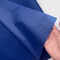 17gsm CQ606 bleu foncé 2500 feuilles couleur papier de soie haute qualité couleur cadeau fleur vêtements nourriture fruits chaussures emballage