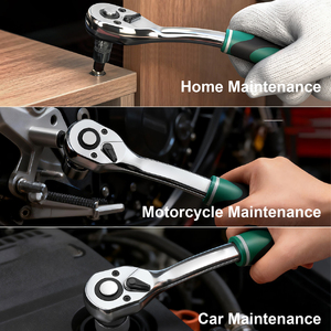 Kit d outils avec libération rapide rallonge et douilles universelles pour clé à cliquet ensemble - Product Image 5